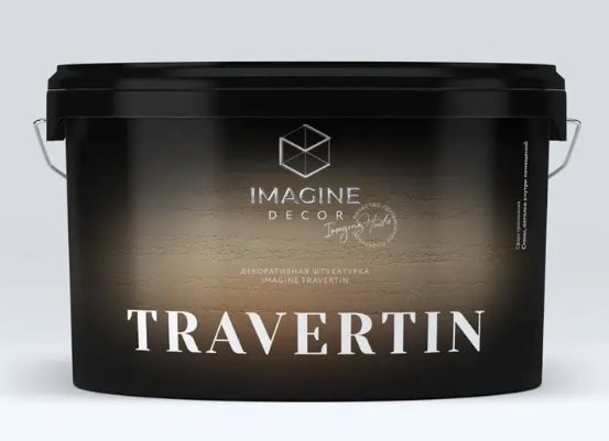 Декоративна штукатурка фактурна Imagine Decor "Travertin" 1 л 447851 фото