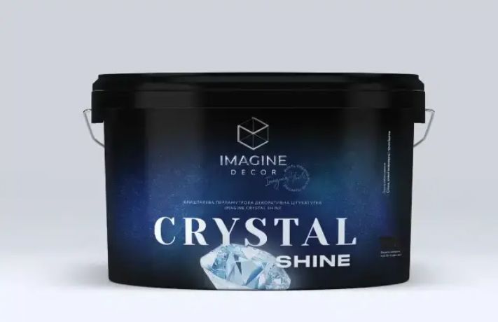 Декоративна штукатурка пісок Imagine Decor "Crystal Shine" 1 л 447839 фото