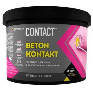Ґрунтовка акрилова адгезійна Contact Бетон-контакт 1,2 кг 5648629 фото