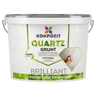 Ґрунтовка адгезійна QUARTZ-GRUNT Kompozit, 4 кг 2413751978 фото