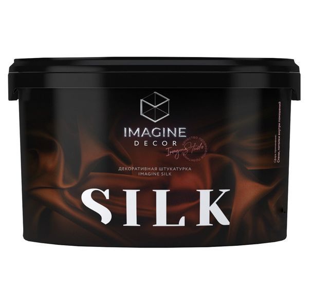 Декоративна штукатурка перламутрова Imagine Decor "Silk" мокрий шовк 1 л 447830 фото