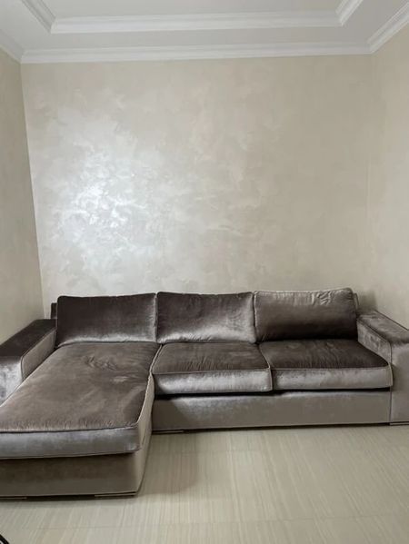 Декоративна штукатурка перламутрова Imagine Decor "Silk White" мокрий шовк 1 л 447833 фото