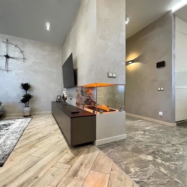 Декоративна штукатурка перламутрова Imagine Decor "Silk White" мокрий шовк 1 л 447833 фото