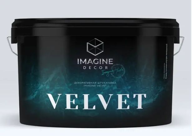 Декоративна штукатурка перламутрова Imagine Decor "Velvet" 1 л 447842 фото